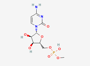 Two-dimensional chemical structure of Cytidine 5'-Monophosphate Methyl Ester, CAS 52448-10-9