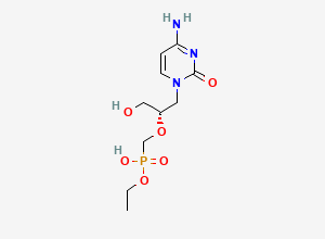 Two-dimensional chemical structure of Cidofovir Related Compound A, CAS 1312776-50-3