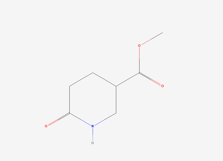 Two-dimensional chemical structure of Methyl 6-oxopiperidine-3-carboxylate