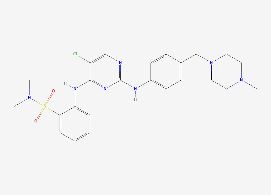 Two-dimensional chemical structure of Dubermatinib