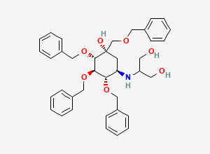 Two-dimensional chemical structure of Voglibose Impurity 20