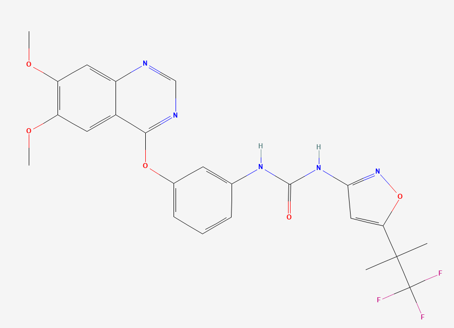 Two-dimensional chemical structure of Agerafenib