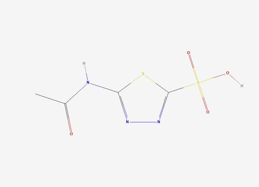 Two-dimensional chemical structure of Acetazolamide EP Impurity E, CAS 827026-60-8