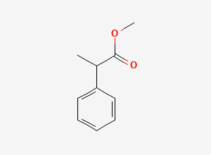 Two-dimensional chemical structure of Methyl alpha-methylbenzeneacetate