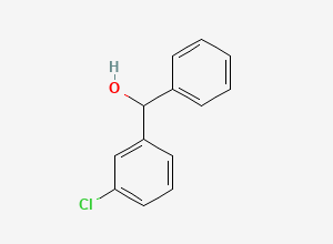 Two-dimensional chemical structure of (3-Chlorophenyl)(phenyl)methanol