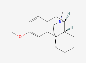 Two-dimensional chemical structure of Dextromethorphan EP Impurity D/ 14-epi-Dextromethorphan, CAS 1453167-99-1