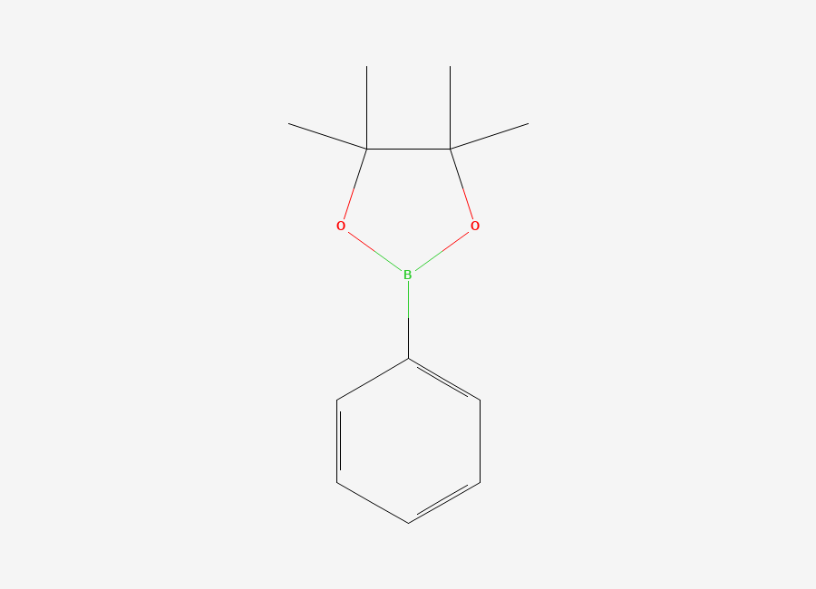 Two-dimensional chemical structure of Phenylboronic acid pinacol ester