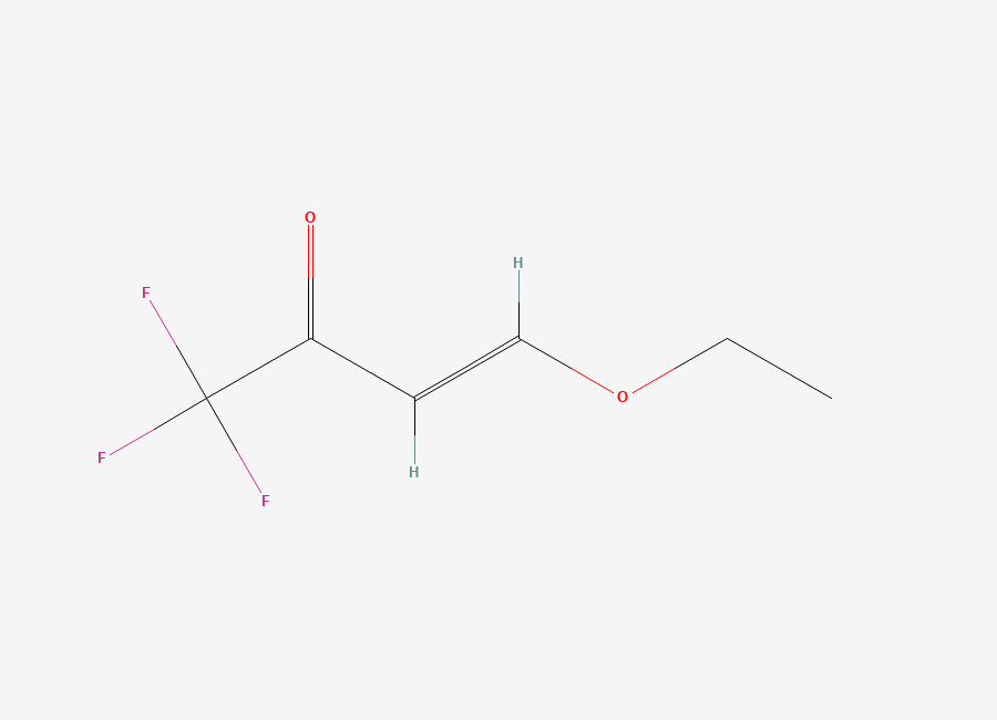 Two-dimensional chemical structure of (3E)-4-Ethoxy-1,1,1-trifluoro-3-buten-2-one