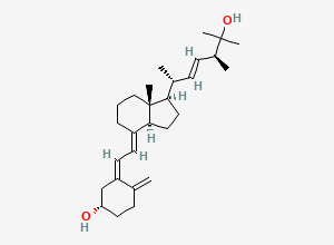 Two-dimensional chemical structure of 25-Hydroxyvitamin D2