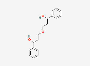 Two-dimensional chemical structure of 3-(3-hydroxy-3-phenylpropoxy)-1-phenylpropan-1-ol