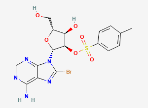 Two-dimensional chemical structure of Adenosine Impurity 51