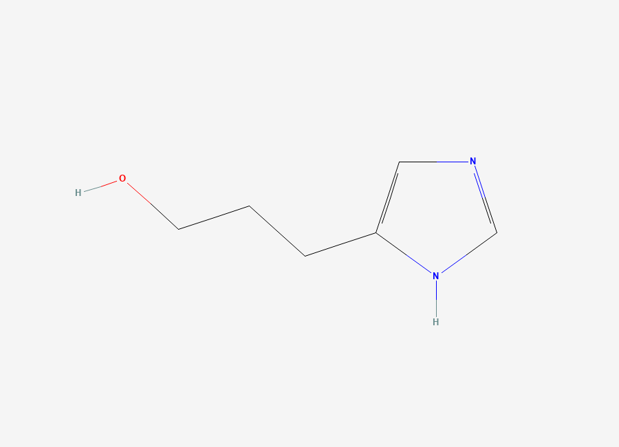 Two-dimensional chemical structure of 3-(1H-imidazol-4-yl)propan-1-ol