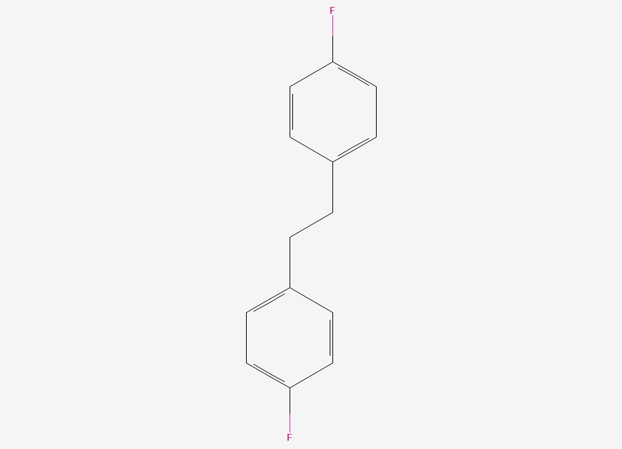 Two-dimensional chemical structure of 1,2-Bis(4-fluorophenyl)ethane