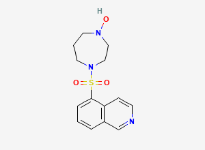 Two-dimensional chemical structure of Fasudil N-Hydroxy Impurity, CAS 1350827-92-7