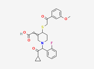 Two-dimensional chemical structure of Prasugrel Impurity O