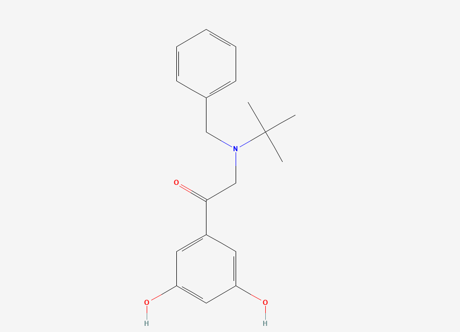 Two-dimensional chemical structure of Terbutaline EP Impurity D / Terbutaline Related Compound D, CAS 94109-61-2