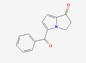 Two-dimensional chemical structure of Ketorolac EP Impurity B/ Ketorolac Related Compound C/ 1-Keto Ketorolac (Free Base), CAS 113502-52-6