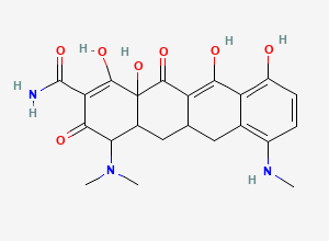 Two-dimensional chemical structure of 7-Monodemethyl Minocycline