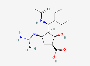 Two-dimensional chemical structure of Peramivir Impurity 72