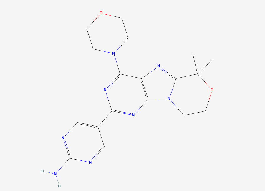 Two-dimensional chemical structure of Paxalisib
