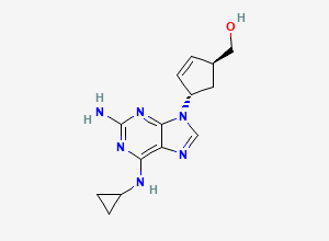 Two-dimensional chemical structure of ent-Abacavir EP Impurity D, CAS 2079853-44-2