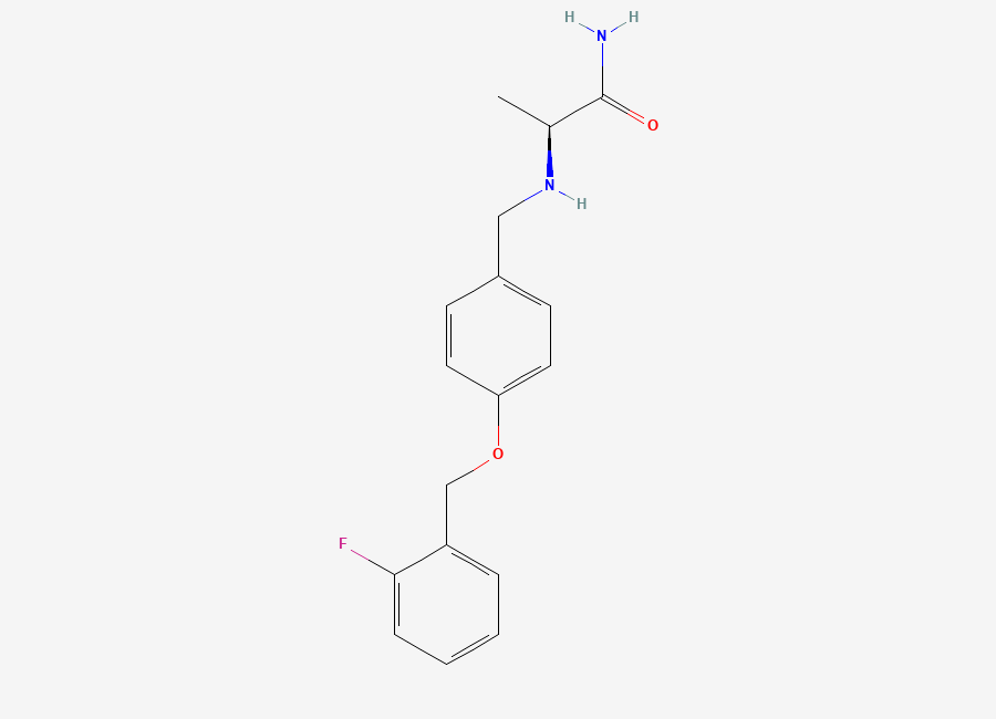 Two-dimensional chemical structure of Priralfinamide