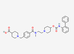 Two-dimensional chemical structure of Thrx-195518, CAS 909800-36-8