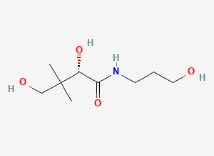Two-dimensional chemical structure of Panthenol, (S)-