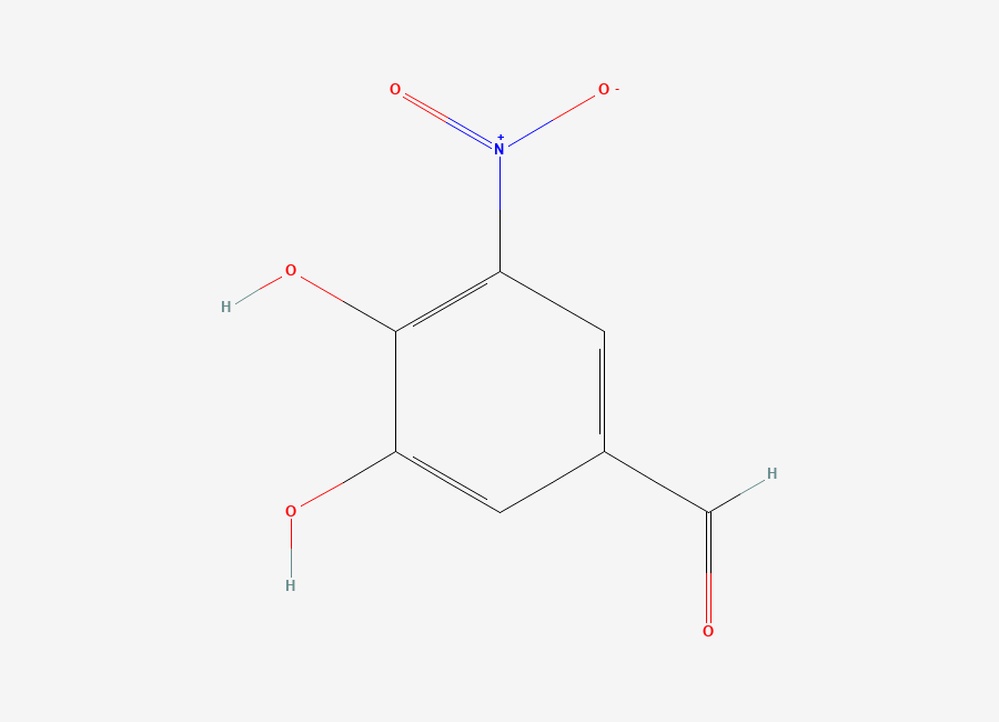 Two-dimensional chemical structure of Entacapone EP Impurity C, CAS 116313-85-0