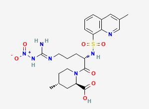 Two-dimensional chemical structure of Argatroban Related Compound A, CAS 74874-10-5