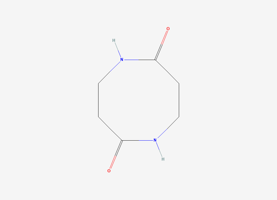 Two-dimensional chemical structure of 1,5-Diazocane-2,6-dione