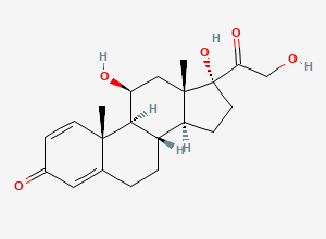 Two-dimensional chemical structure of Hydrocortisone EP Impurity A, CAS 50-24-8