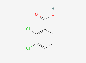 Two-dimensional chemical structure of Lamotrigine EP Impurity E, CAS 50-45-3