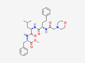 Two-dimensional chemical structure of Carfilzomib Methoxide, CAS 1140908-89-9