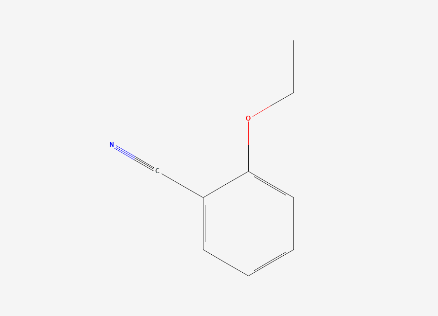 Two-dimensional chemical structure of 2-Ethoxybenzonitrile