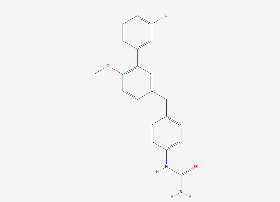Two-dimensional chemical structure of D-159687