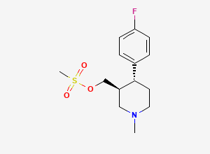 Two-dimensional chemical structure of Paroxol Methanesulfonate, CAS 608521-21-7