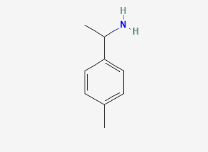 Two-dimensional chemical structure of 1-(4-Methylphenyl)ethylamine