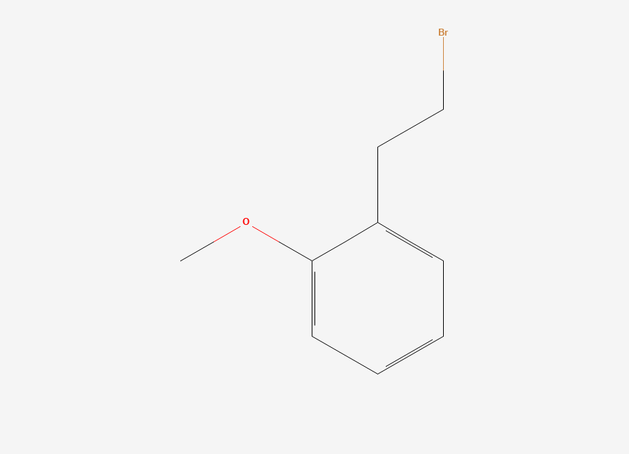 Two-dimensional chemical structure of 2-Methoxyphenethyl bromide