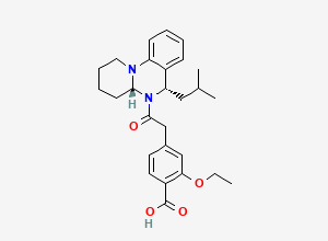 Two-dimensional chemical structure of Repaglinide Impurity 10, CAS 2519482-33-6