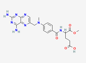 Two-dimensional chemical structure of Methotrexate EP Impurity I, CAS 66147-29-3