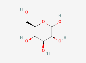 Two-dimensional chemical structure of Trehalose EP Impurity A / D-Glucopyranose, CAS 54-17-1