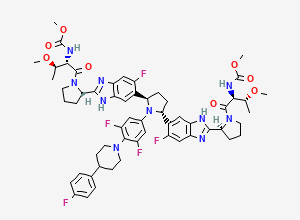 Two-dimensional chemical structure of Pibrentasvir