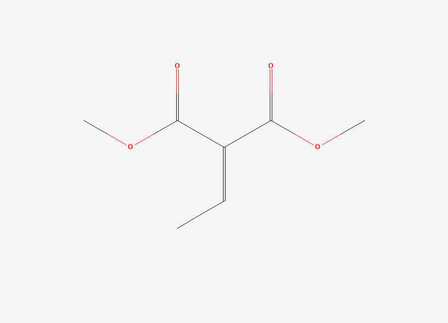 Two-dimensional chemical structure of Dimethyl ethylidenemalonate