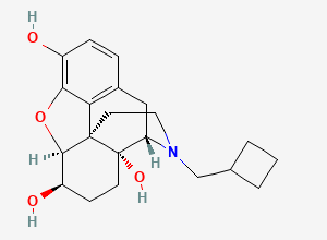 Two-dimensional chemical structure of Beta-Nalbuphine, CAS 1240373-02-7