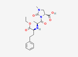 Two-dimensional chemical structure of Imidapril Impurity 15