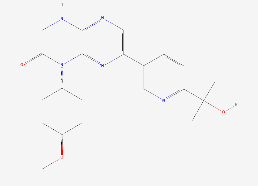 Two-dimensional chemical structure of CC 223