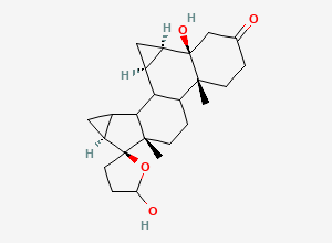 Two-dimensional chemical structure of Drospirenone Impurity 14