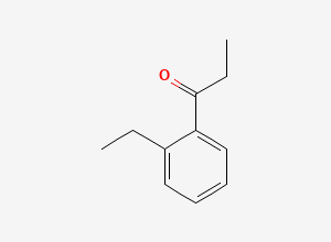 Two-dimensional chemical structure of 2′-Ethylpropiophenone, CAS 16819-79-7