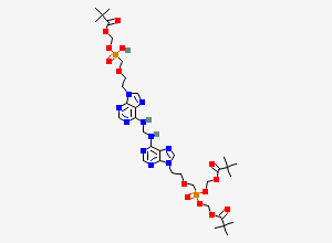 Two-dimensional chemical structure of Adefovir Impurity 23